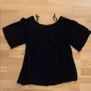 Black Off-the-Shoulder Top